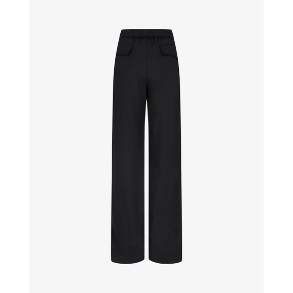 Serena Bute Tailored Trouser With Georgette Trim - Black - NWT - Picture 5 of 6